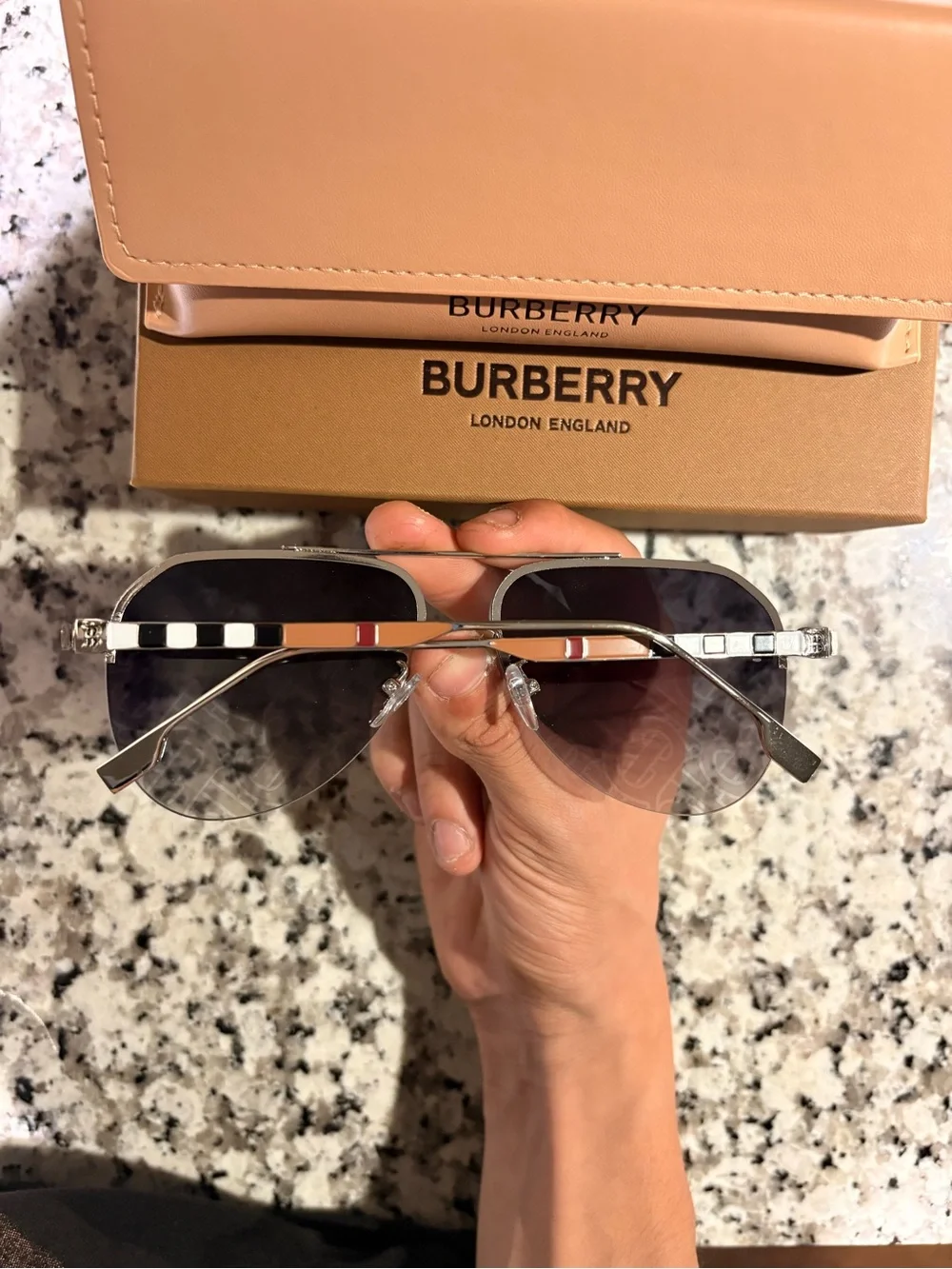 Burberry designer aviator